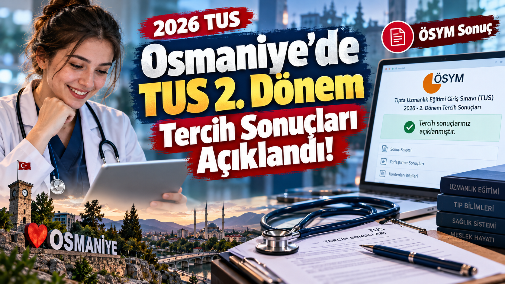 Osmaniye’de TUS 2. Dönem Tercih Sonuçları Açıklandı!