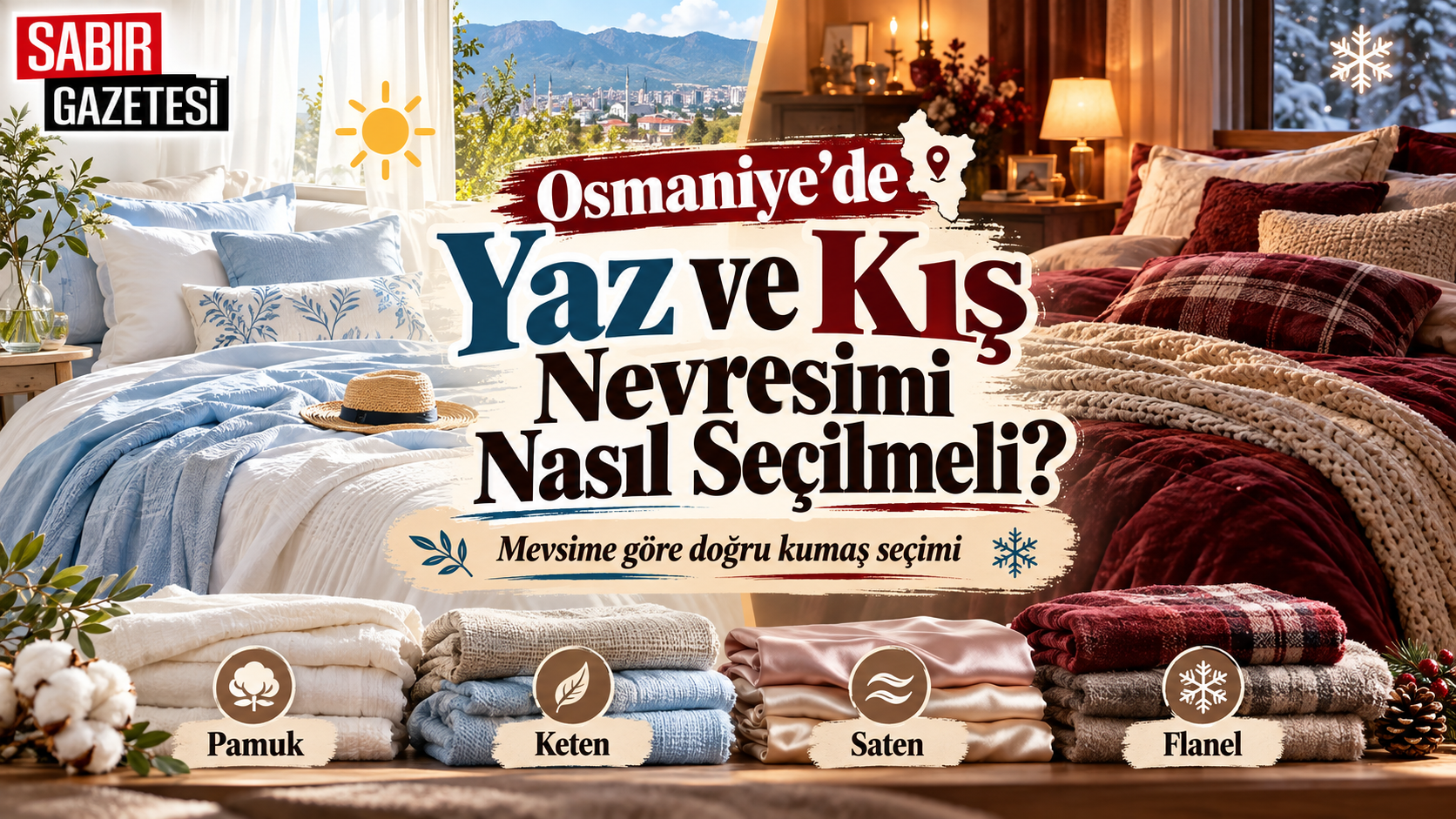 Osmaniye'de Yaz ve Kış Nevresimi Nasıl Seçilmeli?