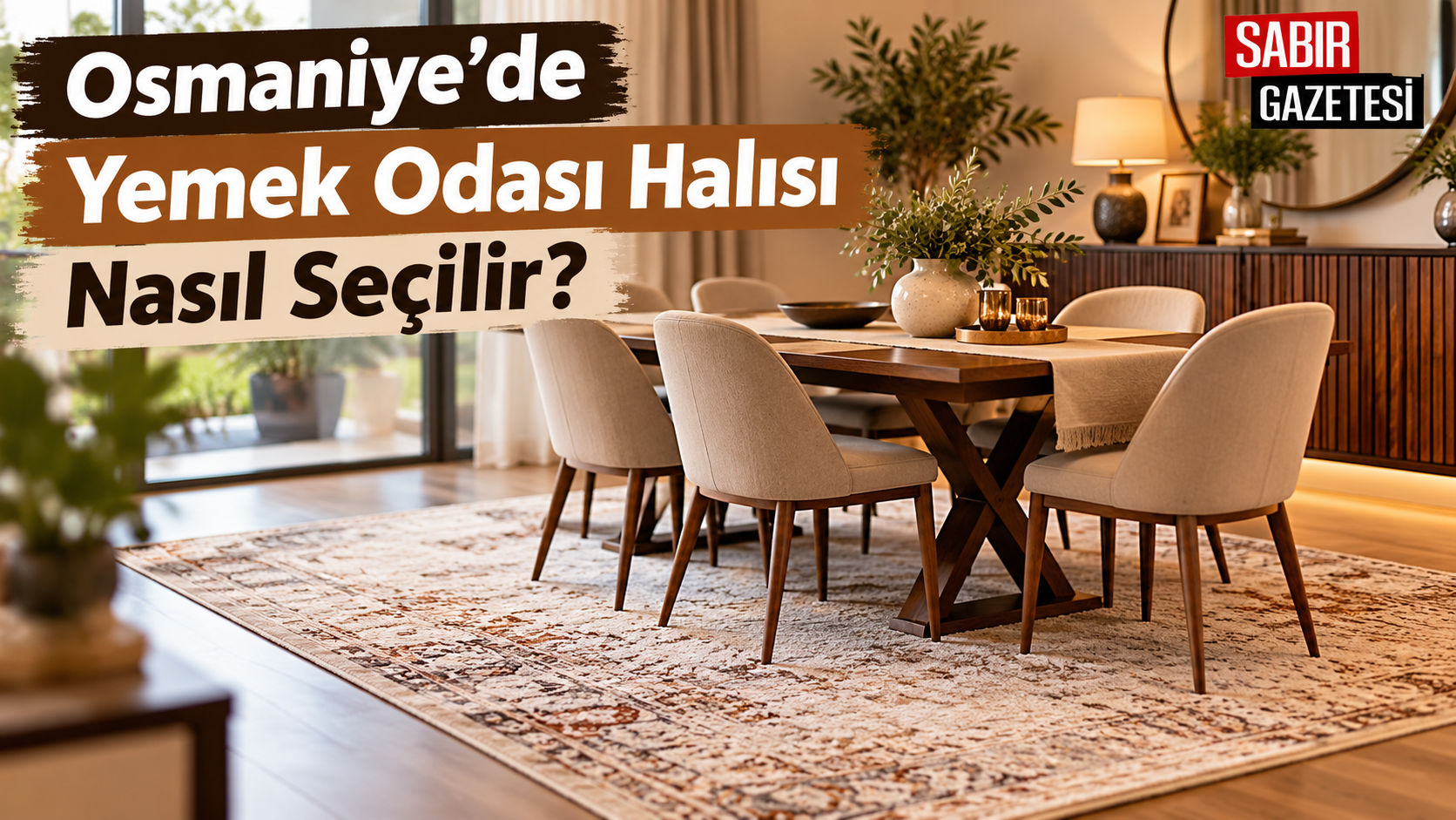 Osmaniye’de Yemek Odası Halısı Nasıl Seçilir?