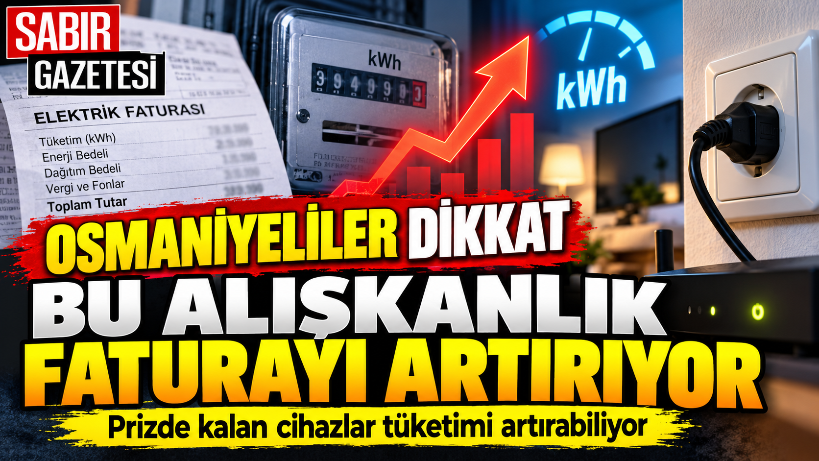 Osmaniyeliler Dikkat Bu Alışkanlık Faturayı Artırıyor