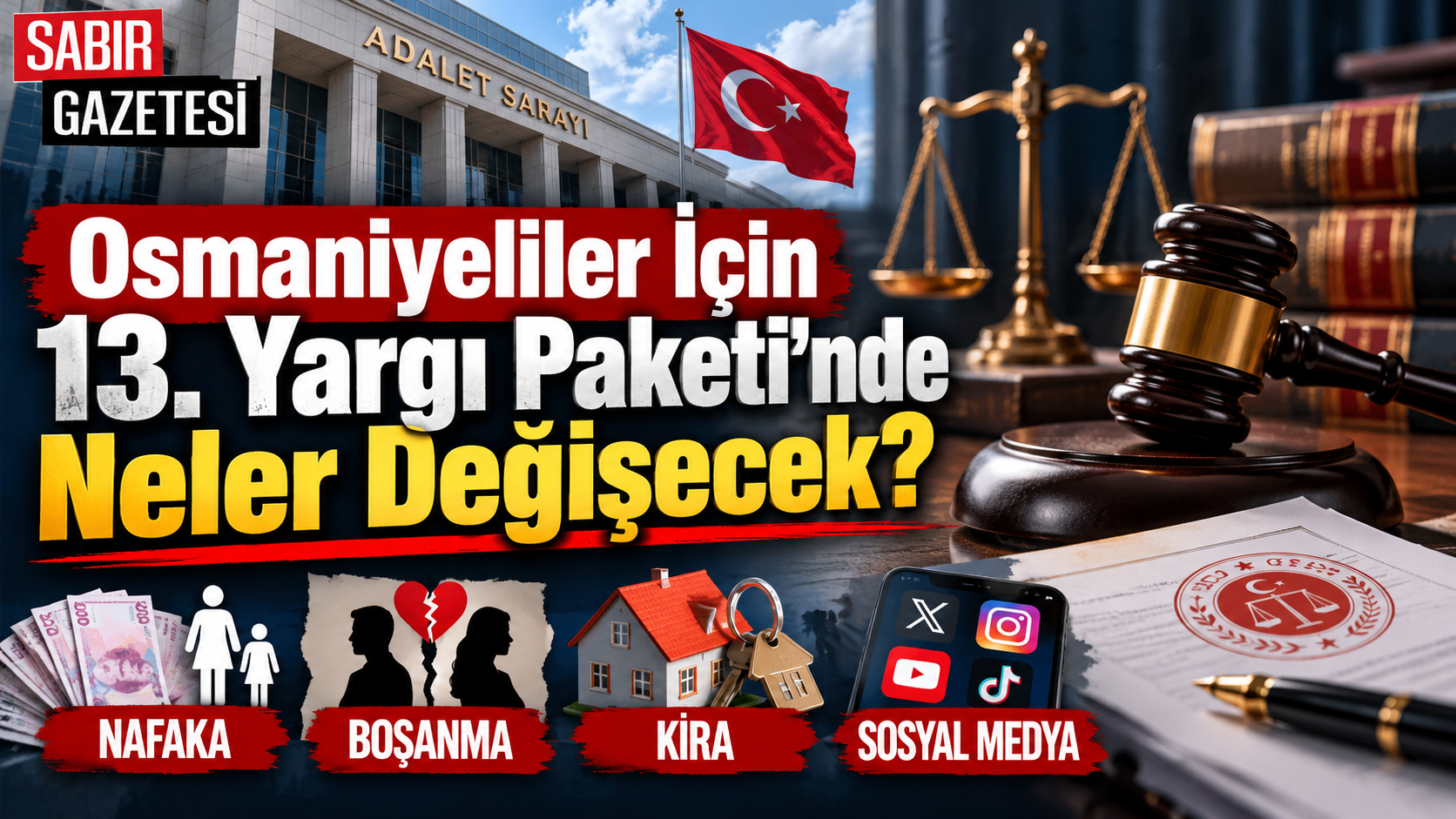 Osmaniyeliler İçin 13. Yargı Paketi'nde Neler Değişecek?