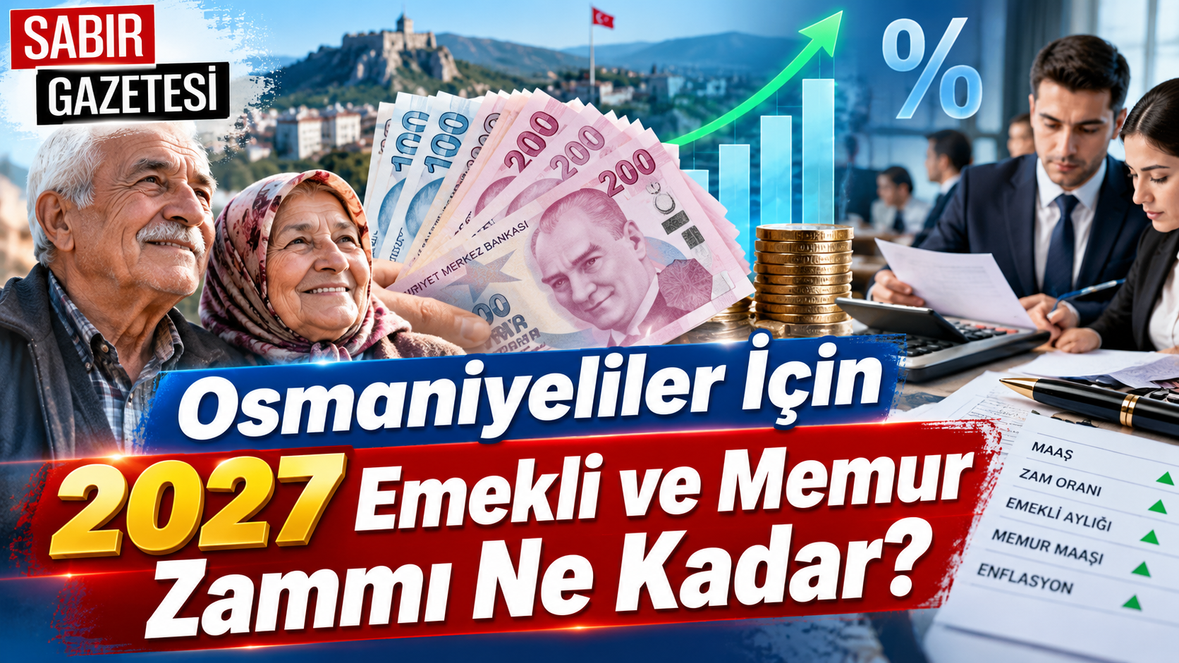 Osmaniyeliler İçin 2027 Emekli ve Memur Zammı Ne Kadar?