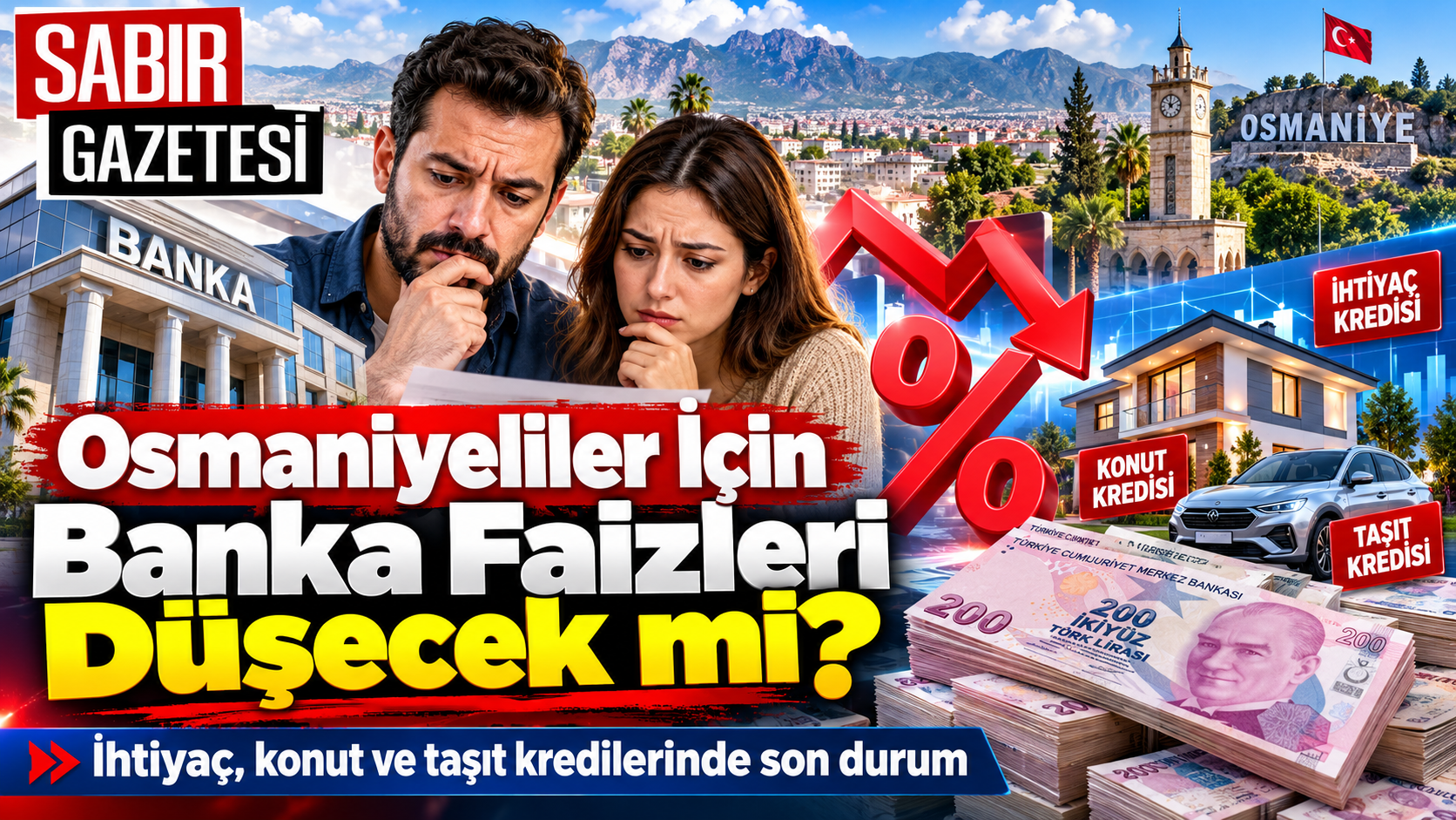 Osmaniyeliler İçin Banka Faizleri Düşecek mi?