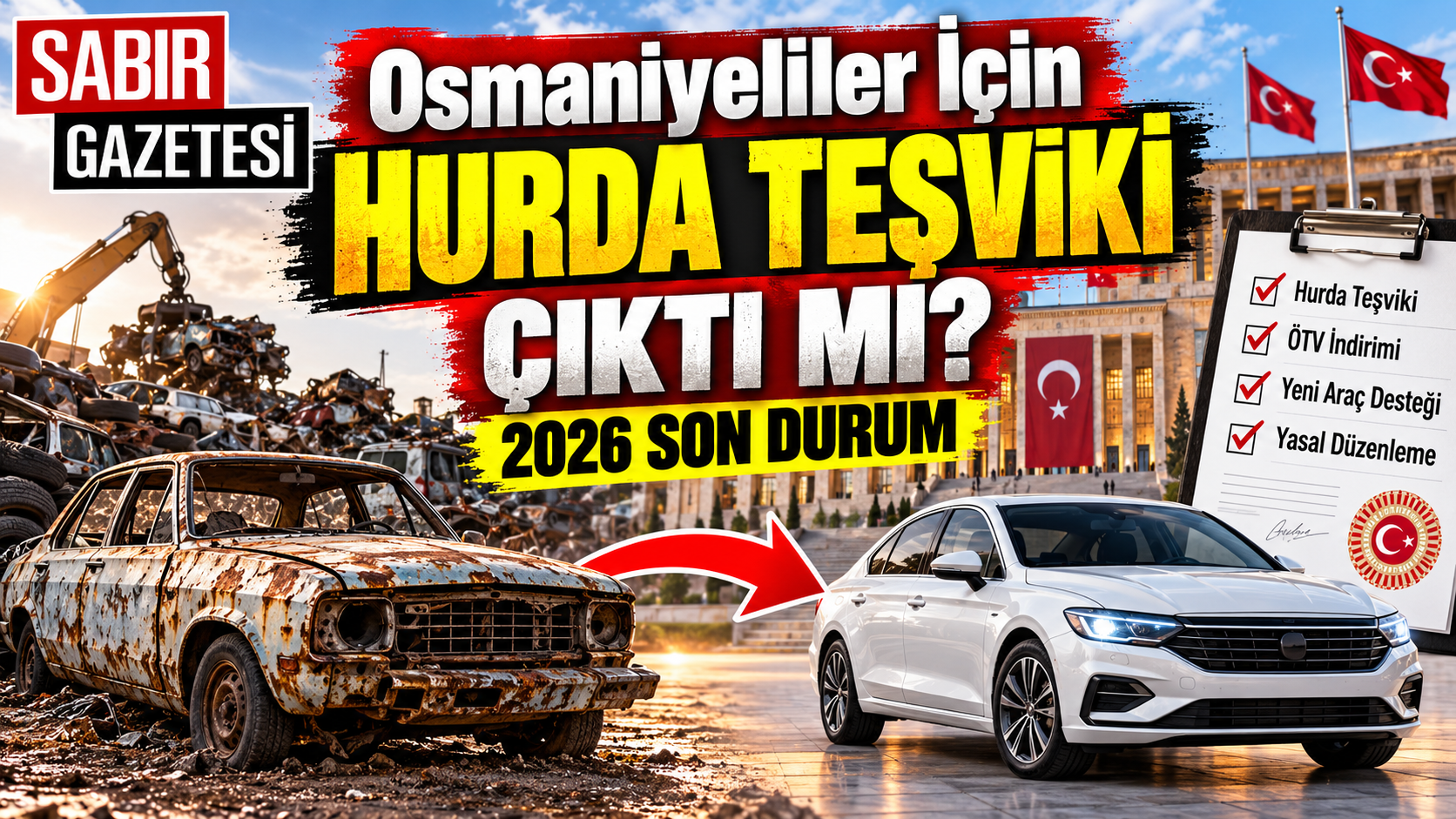 Osmaniyeliler İçin Hurda Teşviki Çıktı mı 2026 Son Durum?