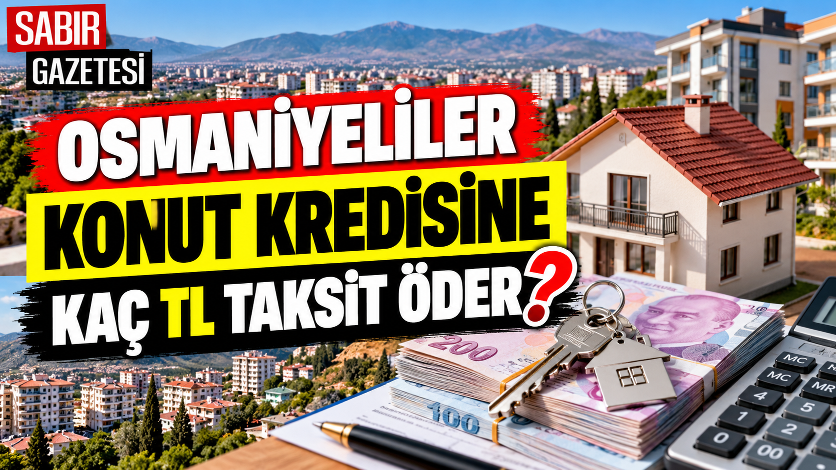 Osmaniyeliler Konut Kredisine Kaç TL Taksit Öder?