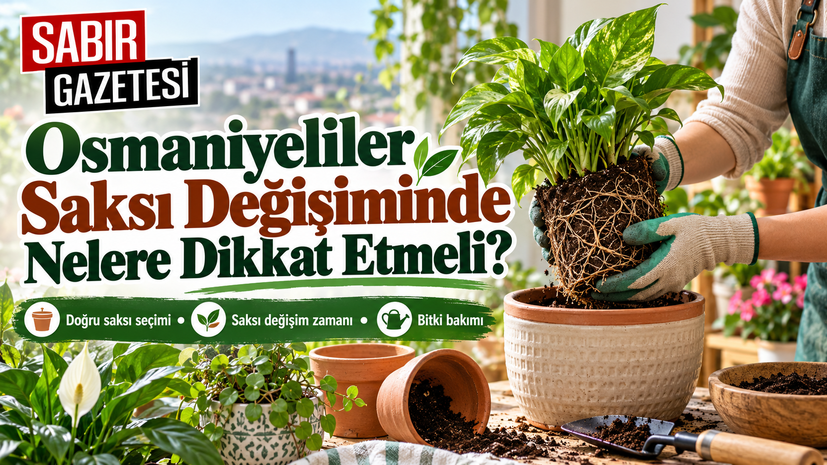 Osmaniyeliler Saksı Değişiminde Nelere Dikkat Etmeli?