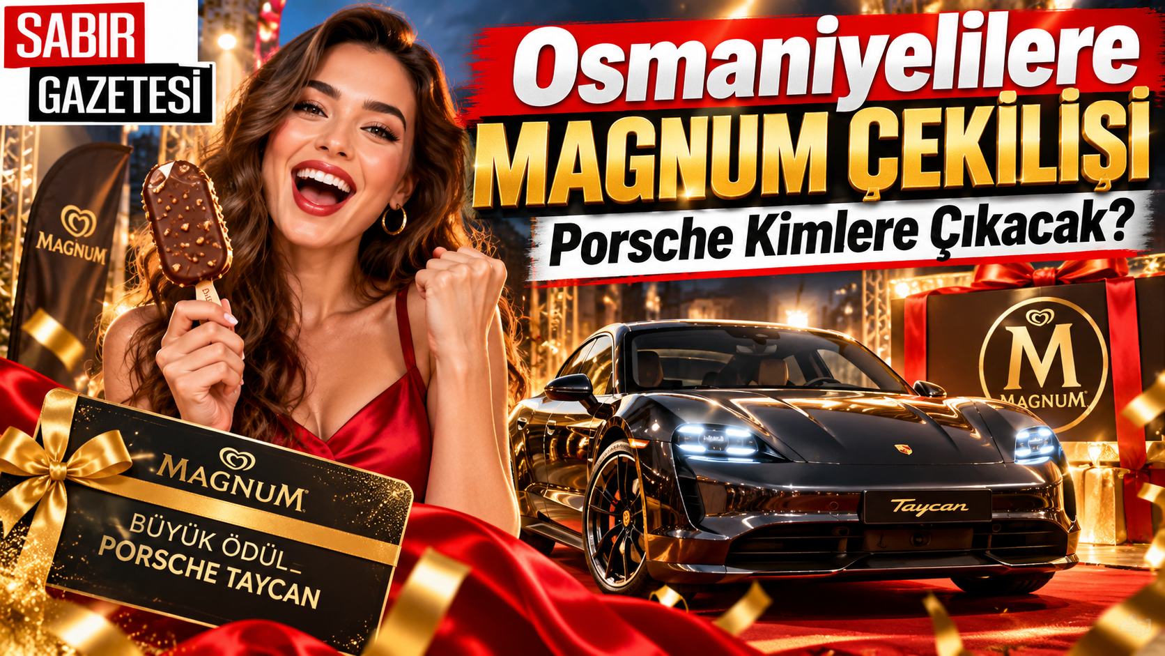 Osmaniyelilere Magnum Çekilişi Porsche Kimlere Çıkacak?