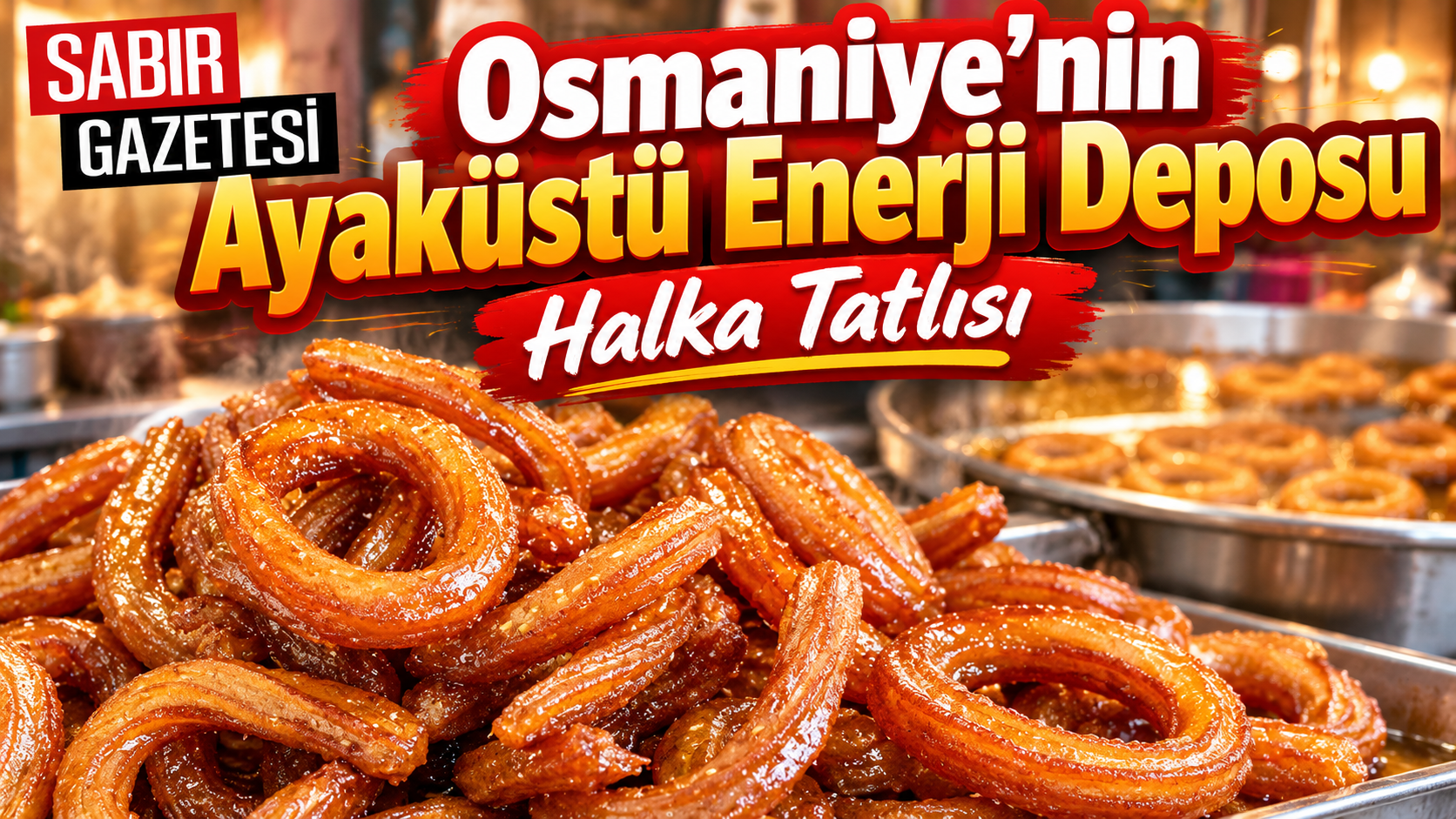 Osmaniye’nin Ayaküstü Enerji Deposu Halka Tatlısı