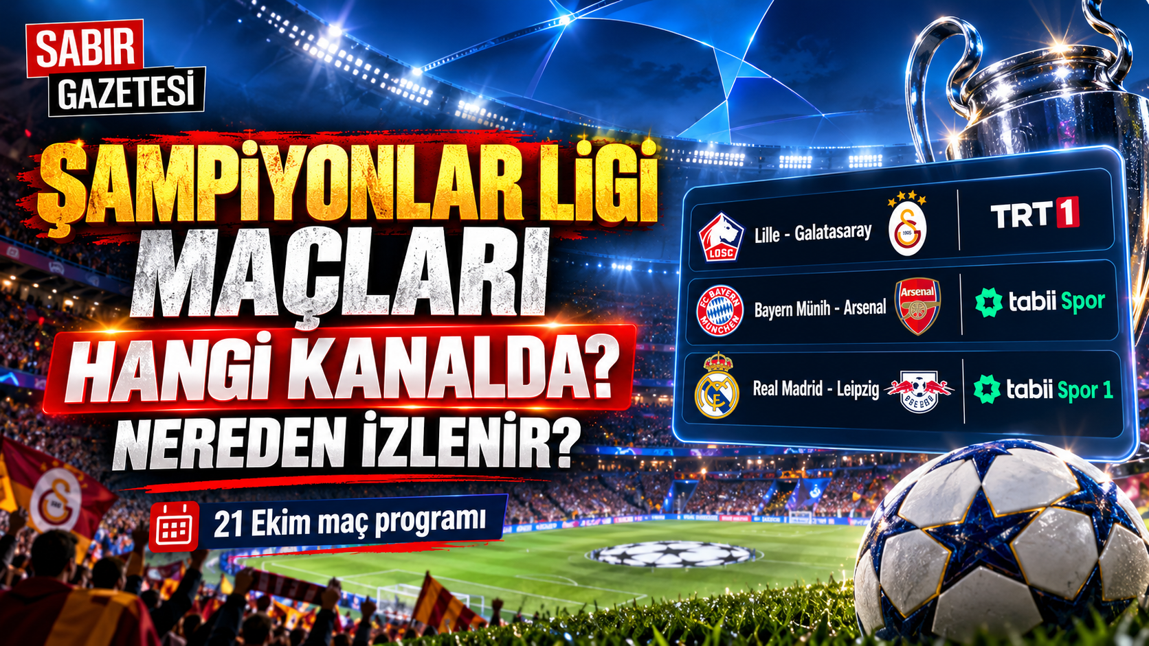 Şampiyonlar Ligi Maçları Hangi Kanalda Nereden İzlenir?