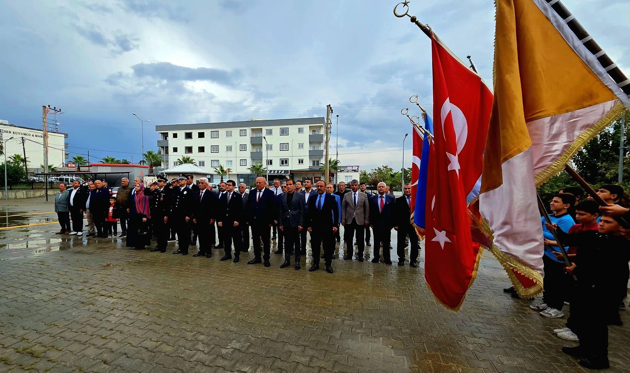 Sumbas'ta Cumhuriyet Bayramı Çelenk Töreni Yapıldı2