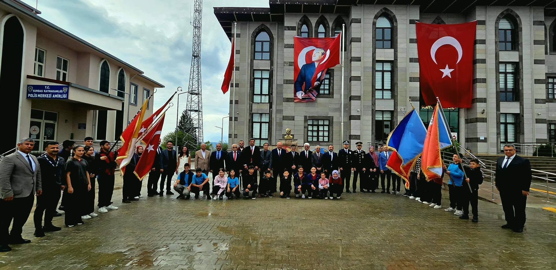 Sumbas'ta Cumhuriyet Bayramı Çelenk Töreni Yapıldı5