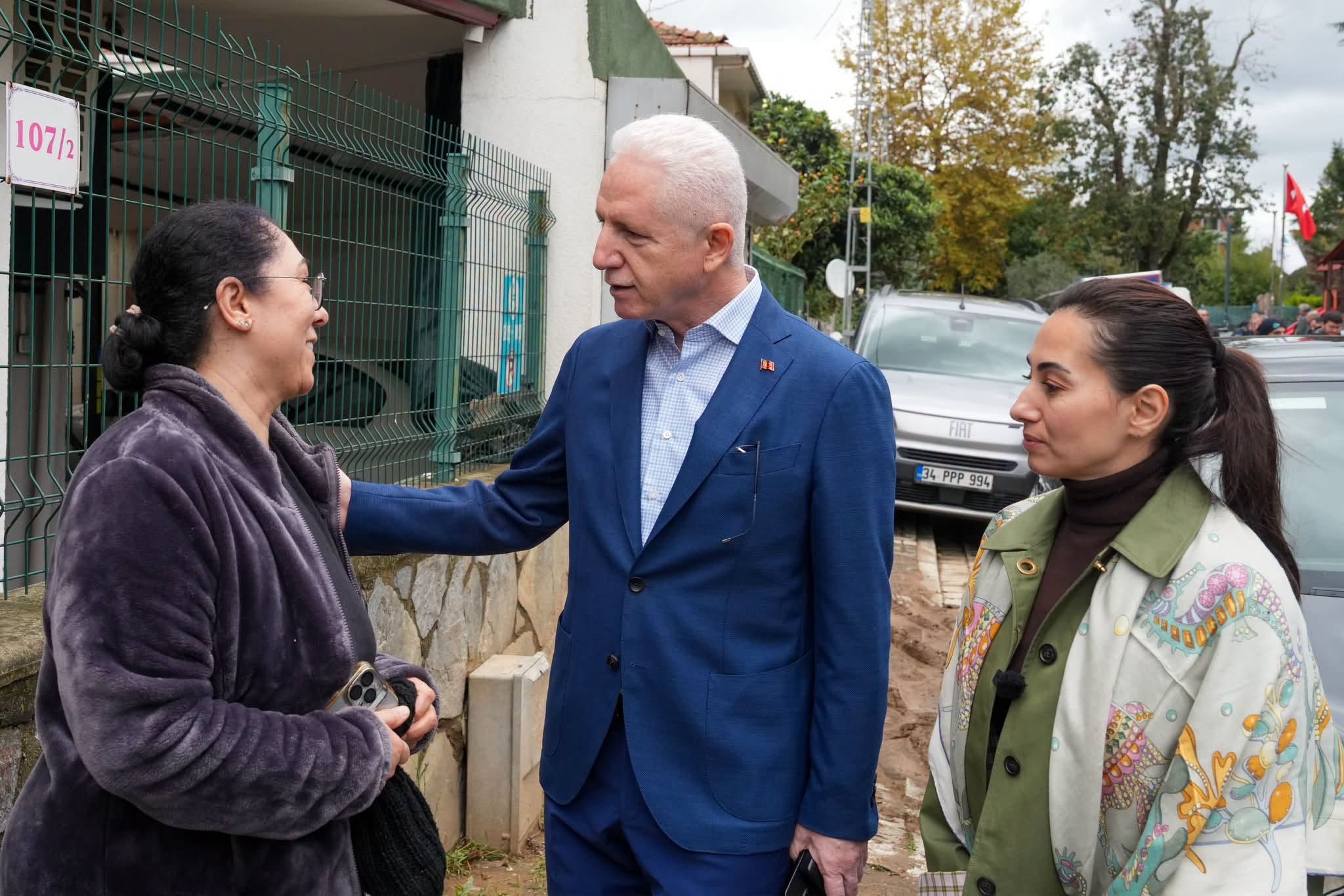 Vali Davut Gül Beykoz’da Sel Çalışmalarını İnceledi3